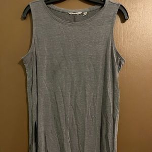 Athleta gray tunic length rank top, S